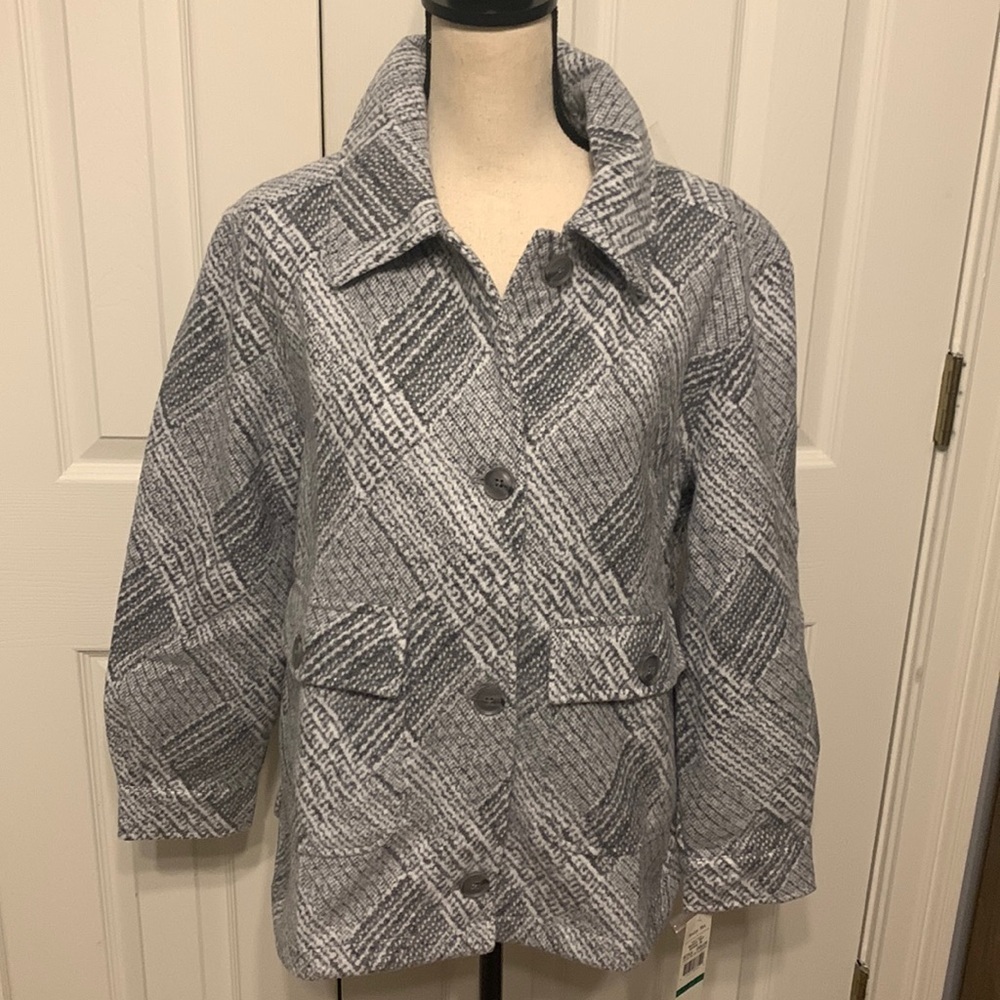 Ruby Rd. Brushed Flannel Jacket